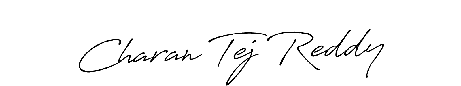 You should practise on your own different ways (Antro_Vectra_Bolder) to write your name (Charan Tej Reddy) in signature. don't let someone else do it for you. Charan Tej Reddy signature style 7 images and pictures png