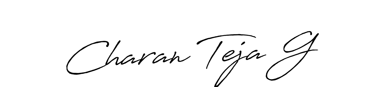 Best and Professional Signature Style for Charan Teja G. Antro_Vectra_Bolder Best Signature Style Collection. Charan Teja G signature style 7 images and pictures png