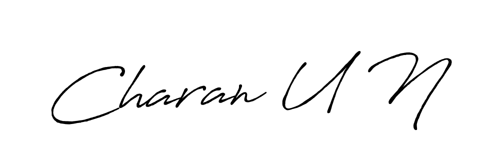 Here are the top 10 professional signature styles for the name Charan U N. These are the best autograph styles you can use for your name. Charan U N signature style 7 images and pictures png