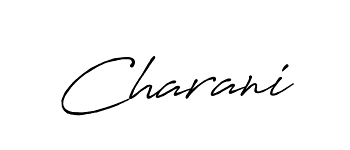 Charani stylish signature style. Best Handwritten Sign (Antro_Vectra_Bolder) for my name. Handwritten Signature Collection Ideas for my name Charani. Charani signature style 7 images and pictures png