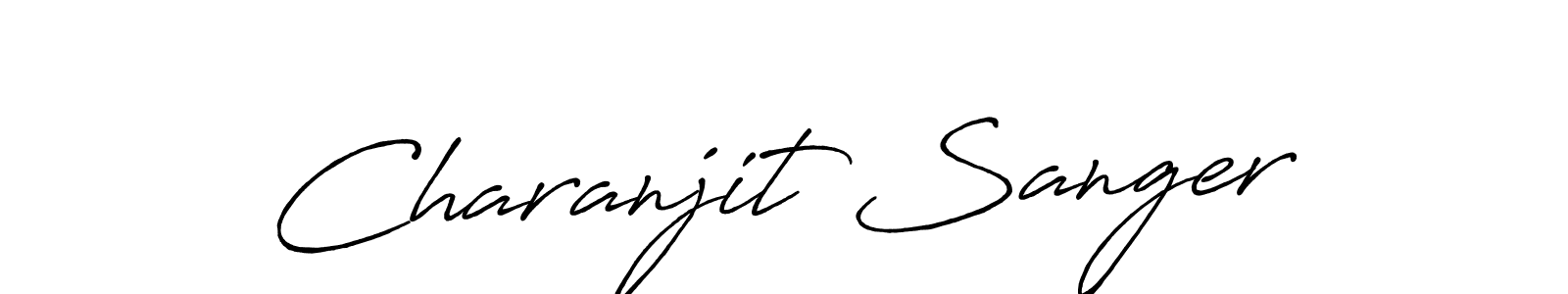 Use a signature maker to create a handwritten signature online. With this signature software, you can design (Antro_Vectra_Bolder) your own signature for name Charanjit Sanger. Charanjit Sanger signature style 7 images and pictures png