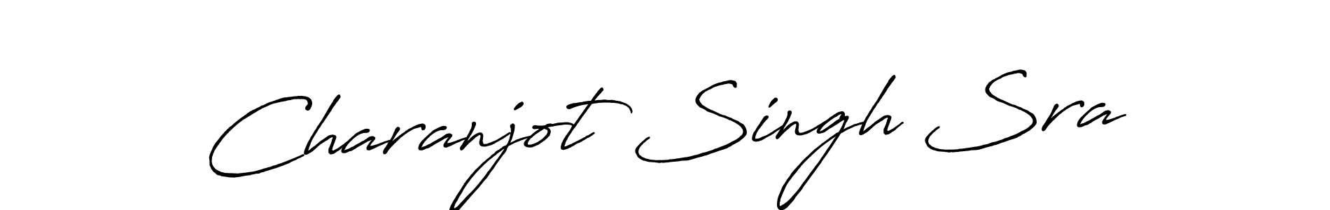 The best way (Antro_Vectra_Bolder) to make a short signature is to pick only two or three words in your name. The name Charanjot Singh Sra include a total of six letters. For converting this name. Charanjot Singh Sra signature style 7 images and pictures png