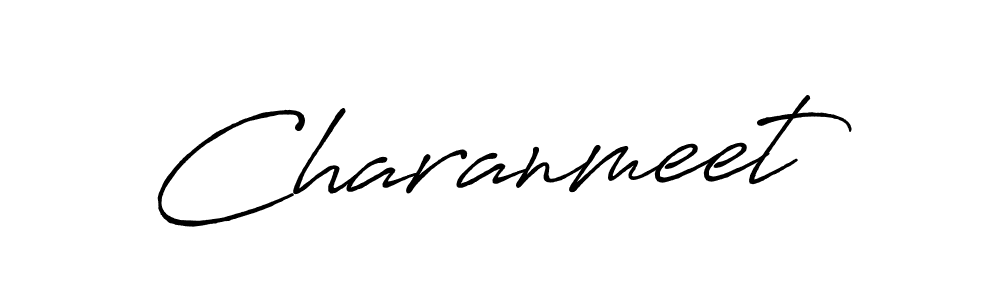How to Draw Charanmeet signature style? Antro_Vectra_Bolder is a latest design signature styles for name Charanmeet. Charanmeet signature style 7 images and pictures png