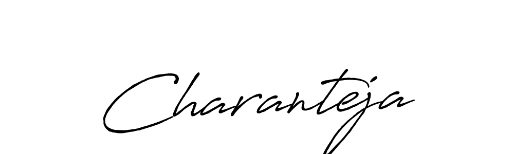 You should practise on your own different ways (Antro_Vectra_Bolder) to write your name (Charanteja) in signature. don't let someone else do it for you. Charanteja signature style 7 images and pictures png