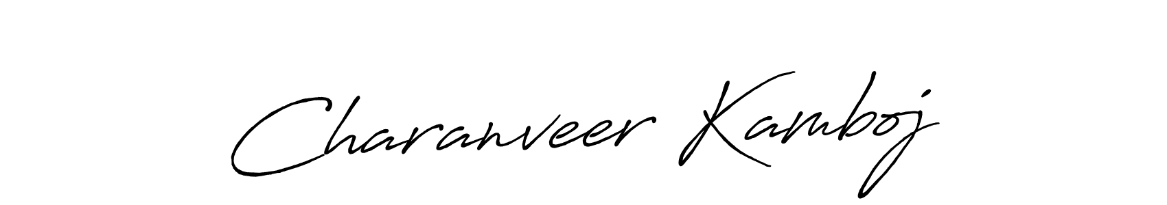 This is the best signature style for the Charanveer Kamboj name. Also you like these signature font (Antro_Vectra_Bolder). Mix name signature. Charanveer Kamboj signature style 7 images and pictures png