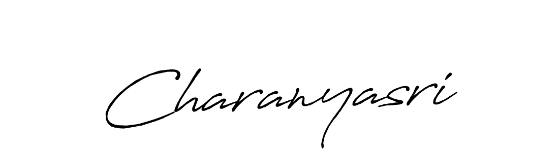 Design your own signature with our free online signature maker. With this signature software, you can create a handwritten (Antro_Vectra_Bolder) signature for name Charanyasri. Charanyasri signature style 7 images and pictures png