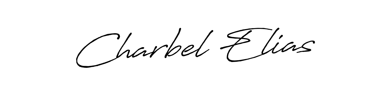How to make Charbel Elias signature? Antro_Vectra_Bolder is a professional autograph style. Create handwritten signature for Charbel Elias name. Charbel Elias signature style 7 images and pictures png