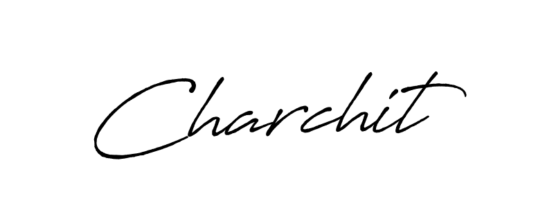 Design your own signature with our free online signature maker. With this signature software, you can create a handwritten (Antro_Vectra_Bolder) signature for name Charchit. Charchit signature style 7 images and pictures png