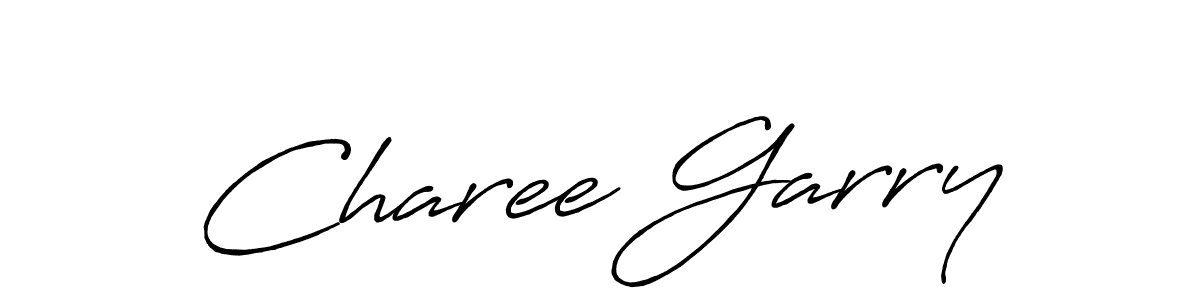 Make a beautiful signature design for name Charee Garry. Use this online signature maker to create a handwritten signature for free. Charee Garry signature style 7 images and pictures png