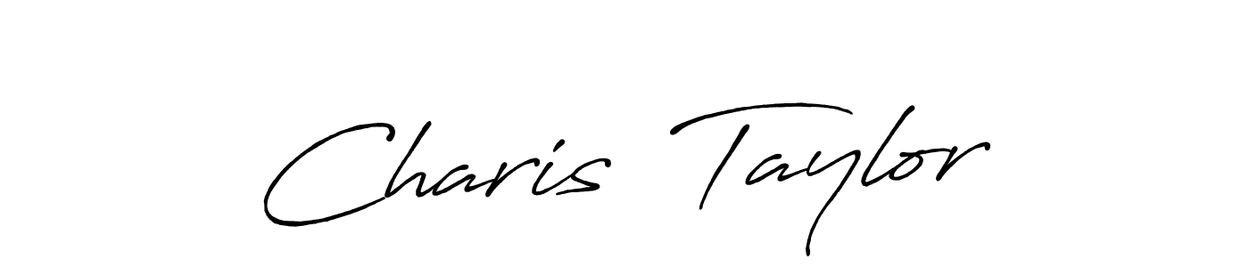 Also You can easily find your signature by using the search form. We will create Charis  Taylor name handwritten signature images for you free of cost using Antro_Vectra_Bolder sign style. Charis  Taylor signature style 7 images and pictures png