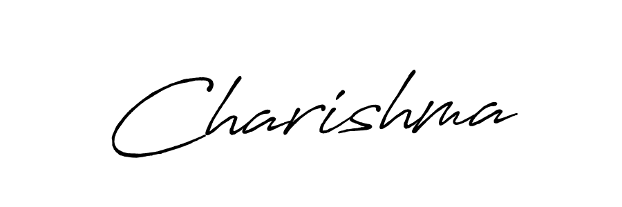 Similarly Antro_Vectra_Bolder is the best handwritten signature design. Signature creator online .You can use it as an online autograph creator for name Charishma. Charishma signature style 7 images and pictures png