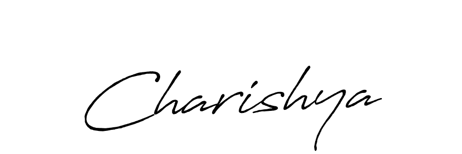 Design your own signature with our free online signature maker. With this signature software, you can create a handwritten (Antro_Vectra_Bolder) signature for name Charishya. Charishya signature style 7 images and pictures png