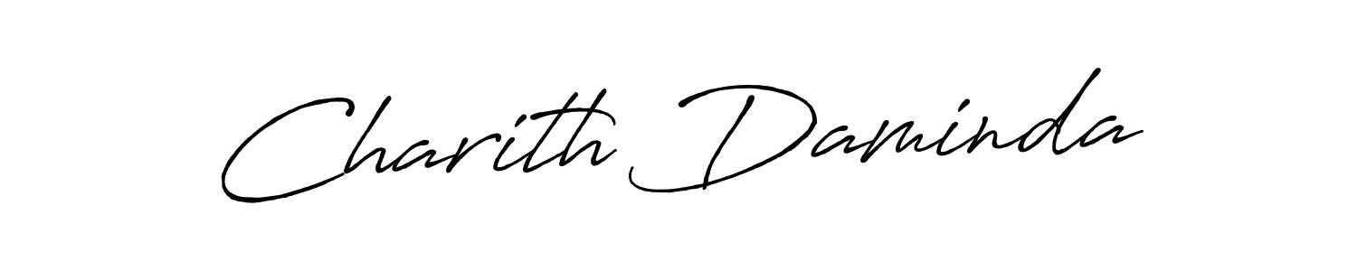 Use a signature maker to create a handwritten signature online. With this signature software, you can design (Antro_Vectra_Bolder) your own signature for name Charith Daminda. Charith Daminda signature style 7 images and pictures png
