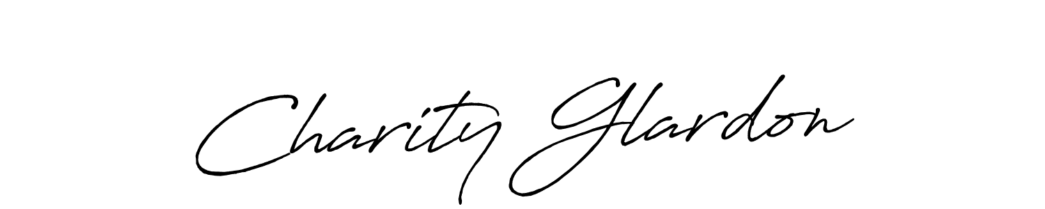 Create a beautiful signature design for name Charity Glardon. With this signature (Antro_Vectra_Bolder) fonts, you can make a handwritten signature for free. Charity Glardon signature style 7 images and pictures png