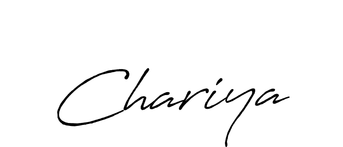 How to make Chariya name signature. Use Antro_Vectra_Bolder style for creating short signs online. This is the latest handwritten sign. Chariya signature style 7 images and pictures png