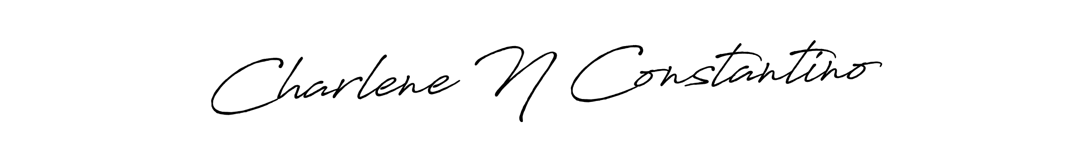 It looks lik you need a new signature style for name Charlene N Constantino. Design unique handwritten (Antro_Vectra_Bolder) signature with our free signature maker in just a few clicks. Charlene N Constantino signature style 7 images and pictures png
