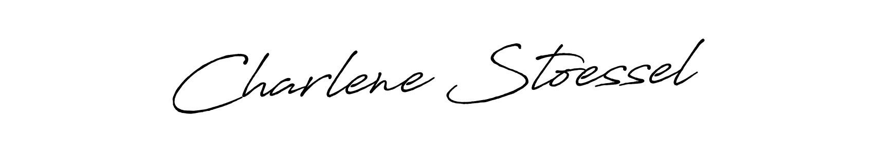 How to make Charlene Stoessel signature? Antro_Vectra_Bolder is a professional autograph style. Create handwritten signature for Charlene Stoessel name. Charlene Stoessel signature style 7 images and pictures png