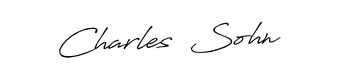 How to make Charles  Sohn signature? Antro_Vectra_Bolder is a professional autograph style. Create handwritten signature for Charles  Sohn name. Charles  Sohn signature style 7 images and pictures png