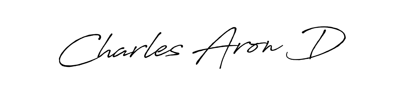 Also we have Charles Aron D name is the best signature style. Create professional handwritten signature collection using Antro_Vectra_Bolder autograph style. Charles Aron D signature style 7 images and pictures png