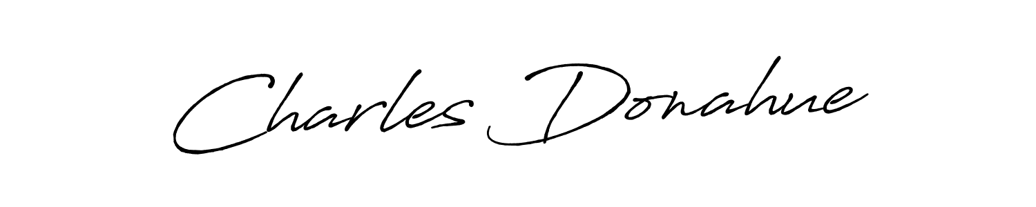 Charles Donahue stylish signature style. Best Handwritten Sign (Antro_Vectra_Bolder) for my name. Handwritten Signature Collection Ideas for my name Charles Donahue. Charles Donahue signature style 7 images and pictures png