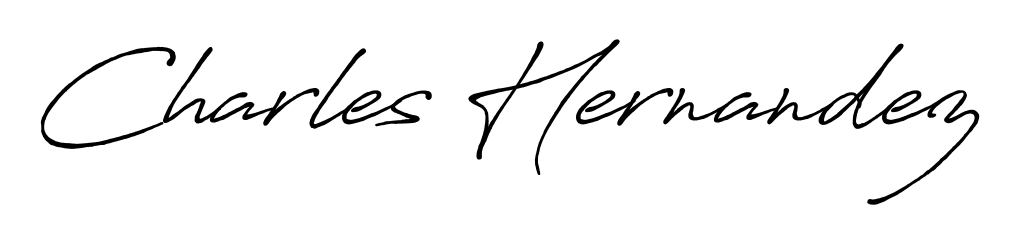 The Antro_Vectra_Bolder handwriting style adds charm and authenticity to name Charles Hernandez. A wonderful choice for personal thank-you notes. Charles Hernandez signature style 7 images and pictures png