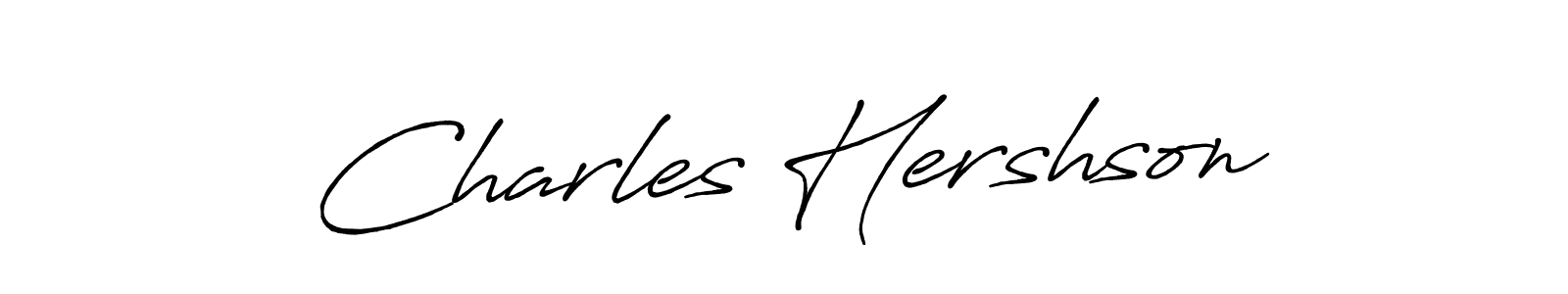Also we have Charles Hershson name is the best signature style. Create professional handwritten signature collection using Antro_Vectra_Bolder autograph style. Charles Hershson signature style 7 images and pictures png