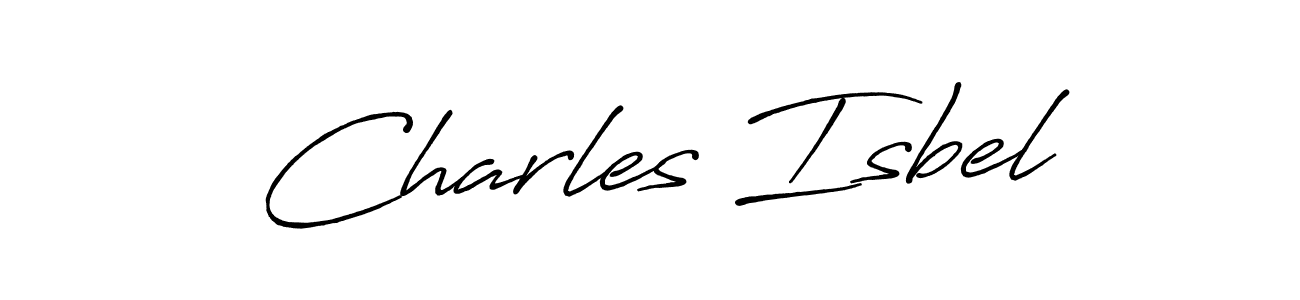 Make a beautiful signature design for name Charles Isbel. Use this online signature maker to create a handwritten signature for free. Charles Isbel signature style 7 images and pictures png