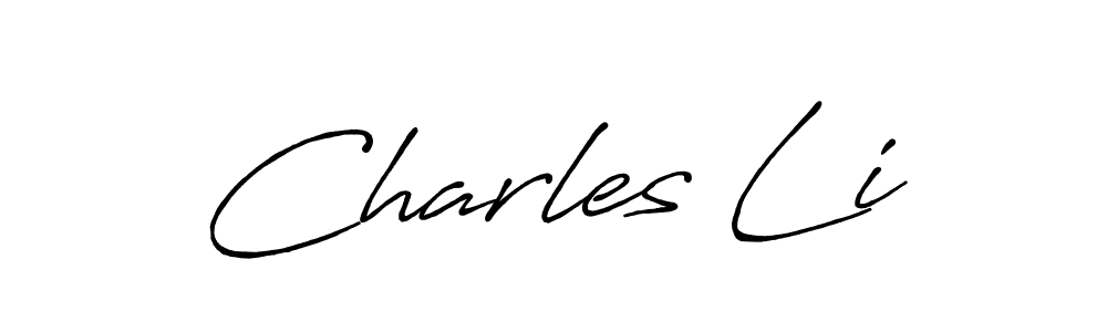 Also You can easily find your signature by using the search form. We will create Charles Li name handwritten signature images for you free of cost using Antro_Vectra_Bolder sign style. Charles Li signature style 7 images and pictures png