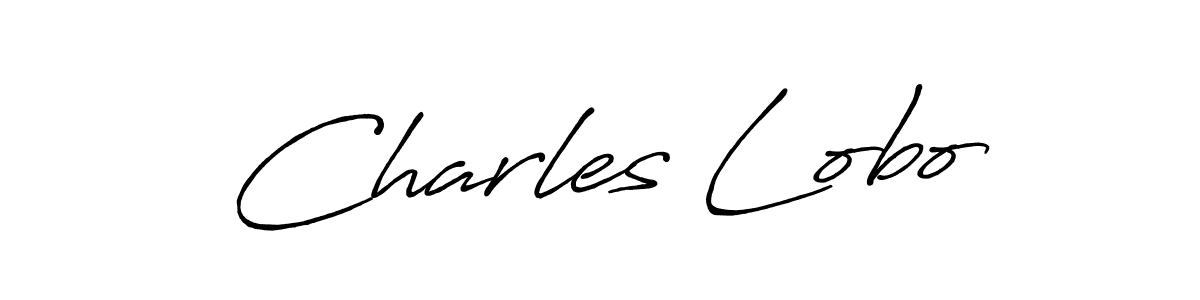 Antro_Vectra_Bolder is a professional signature style that is perfect for those who want to add a touch of class to their signature. It is also a great choice for those who want to make their signature more unique. Get Charles Lobo name to fancy signature for free. Charles Lobo signature style 7 images and pictures png