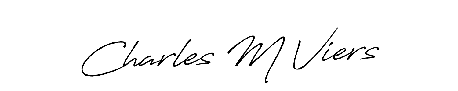 Also we have Charles M Viers name is the best signature style. Create professional handwritten signature collection using Antro_Vectra_Bolder autograph style. Charles M Viers signature style 7 images and pictures png