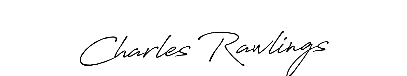 This is the best signature style for the Charles Rawlings name. Also you like these signature font (Antro_Vectra_Bolder). Mix name signature. Charles Rawlings signature style 7 images and pictures png