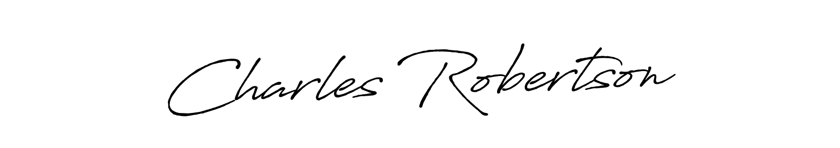 Design your own signature with our free online signature maker. With this signature software, you can create a handwritten (Antro_Vectra_Bolder) signature for name Charles Robertson. Charles Robertson signature style 7 images and pictures png