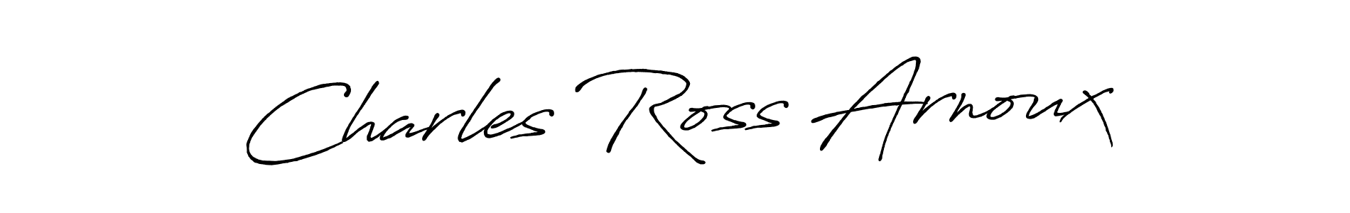 Design your own signature with our free online signature maker. With this signature software, you can create a handwritten (Antro_Vectra_Bolder) signature for name Charles Ross Arnoux. Charles Ross Arnoux signature style 7 images and pictures png