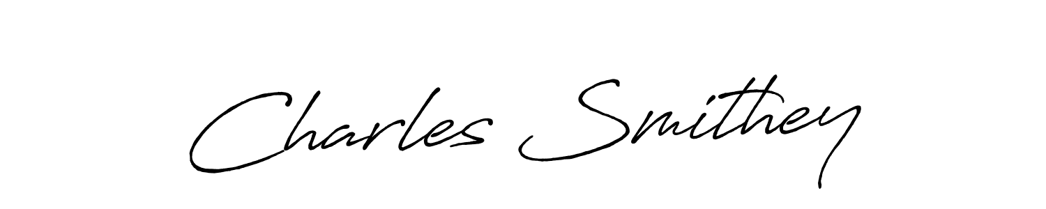 How to make Charles Smithey signature? Antro_Vectra_Bolder is a professional autograph style. Create handwritten signature for Charles Smithey name. Charles Smithey signature style 7 images and pictures png