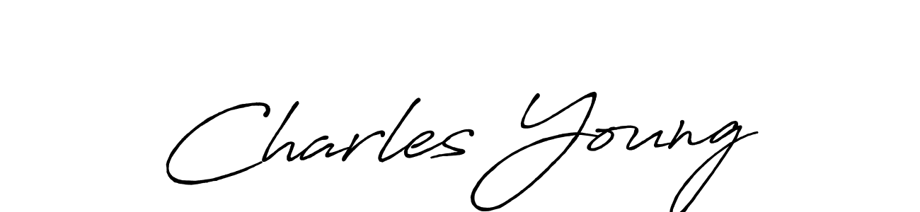 Use a signature maker to create a handwritten signature online. With this signature software, you can design (Antro_Vectra_Bolder) your own signature for name Charles Young. Charles Young signature style 7 images and pictures png