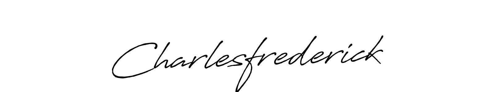 if you are searching for the best signature style for your name Charlesfrederick. so please give up your signature search. here we have designed multiple signature styles  using Antro_Vectra_Bolder. Charlesfrederick signature style 7 images and pictures png