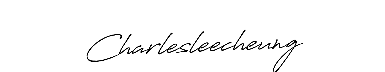 Also we have Charlesleecheung name is the best signature style. Create professional handwritten signature collection using Antro_Vectra_Bolder autograph style. Charlesleecheung signature style 7 images and pictures png