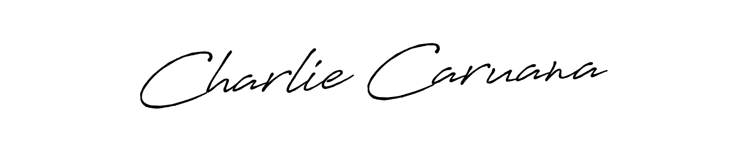 How to make Charlie Caruana signature? Antro_Vectra_Bolder is a professional autograph style. Create handwritten signature for Charlie Caruana name. Charlie Caruana signature style 7 images and pictures png