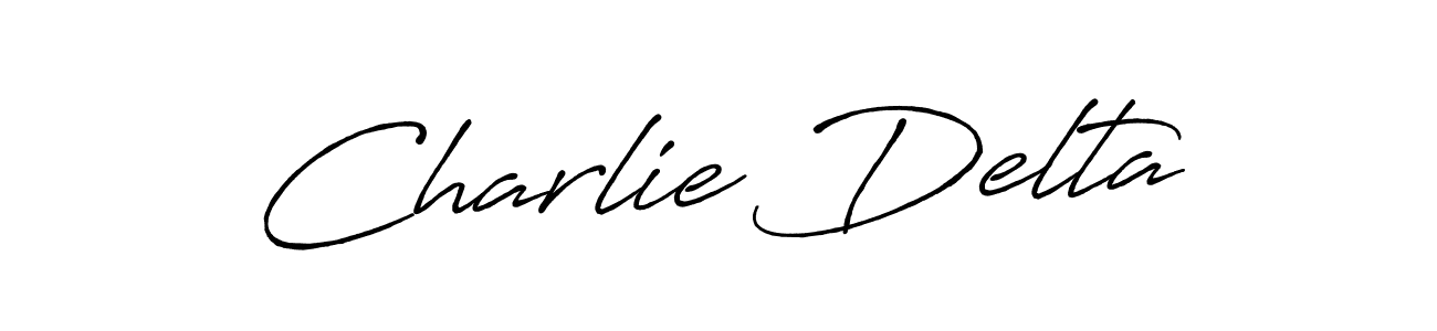 Charlie Delta stylish signature style. Best Handwritten Sign (Antro_Vectra_Bolder) for my name. Handwritten Signature Collection Ideas for my name Charlie Delta. Charlie Delta signature style 7 images and pictures png