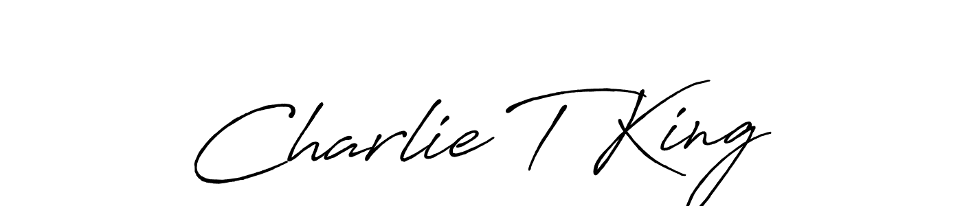 Once you've used our free online signature maker to create your best signature Antro_Vectra_Bolder style, it's time to enjoy all of the benefits that Charlie T King name signing documents. Charlie T King signature style 7 images and pictures png