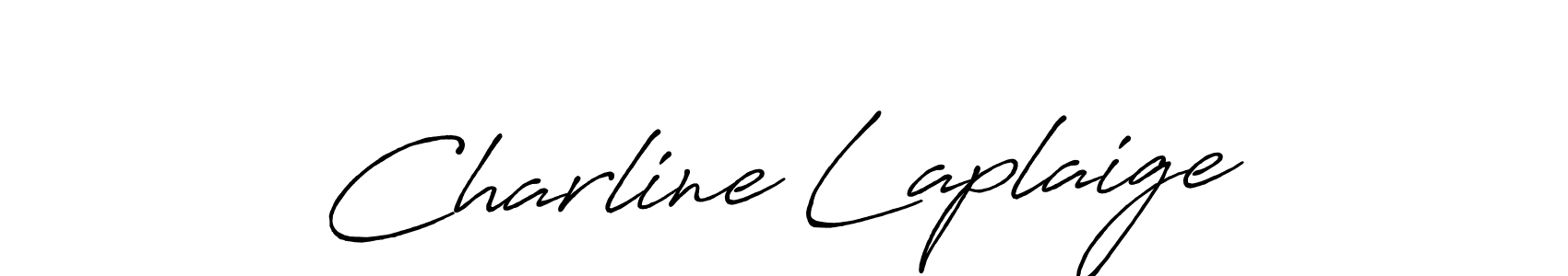 if you are searching for the best signature style for your name Charline Laplaige. so please give up your signature search. here we have designed multiple signature styles  using Antro_Vectra_Bolder. Charline Laplaige signature style 7 images and pictures png