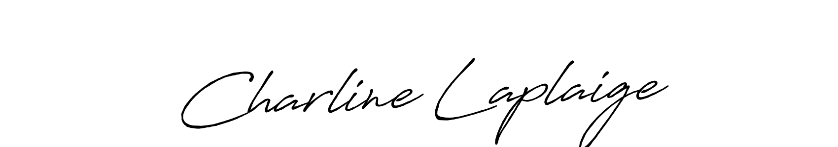 if you are searching for the best signature style for your name Charline Laplaige. so please give up your signature search. here we have designed multiple signature styles  using Antro_Vectra_Bolder. Charline Laplaige signature style 7 images and pictures png