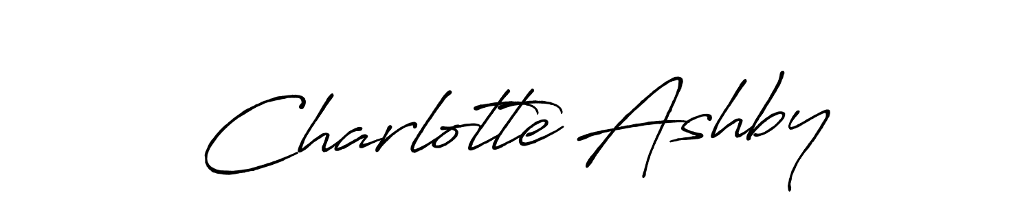 Charlotte Ashby stylish signature style. Best Handwritten Sign (Antro_Vectra_Bolder) for my name. Handwritten Signature Collection Ideas for my name Charlotte Ashby. Charlotte Ashby signature style 7 images and pictures png