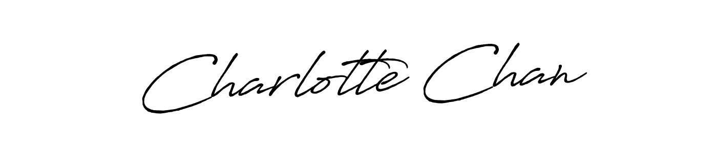 The best way (Antro_Vectra_Bolder) to make a short signature is to pick only two or three words in your name. The name Charlotte Chan include a total of six letters. For converting this name. Charlotte Chan signature style 7 images and pictures png