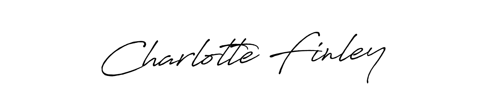 How to make Charlotte Finley name signature. Use Antro_Vectra_Bolder style for creating short signs online. This is the latest handwritten sign. Charlotte Finley signature style 7 images and pictures png