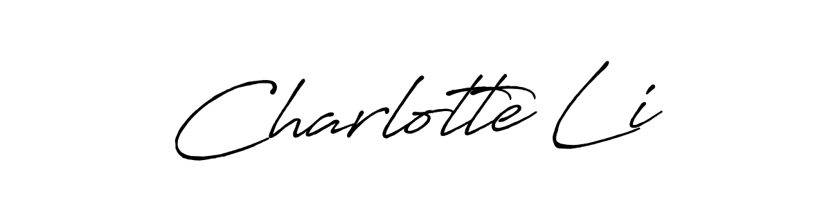 Also You can easily find your signature by using the search form. We will create Charlotte Li name handwritten signature images for you free of cost using Antro_Vectra_Bolder sign style. Charlotte Li signature style 7 images and pictures png