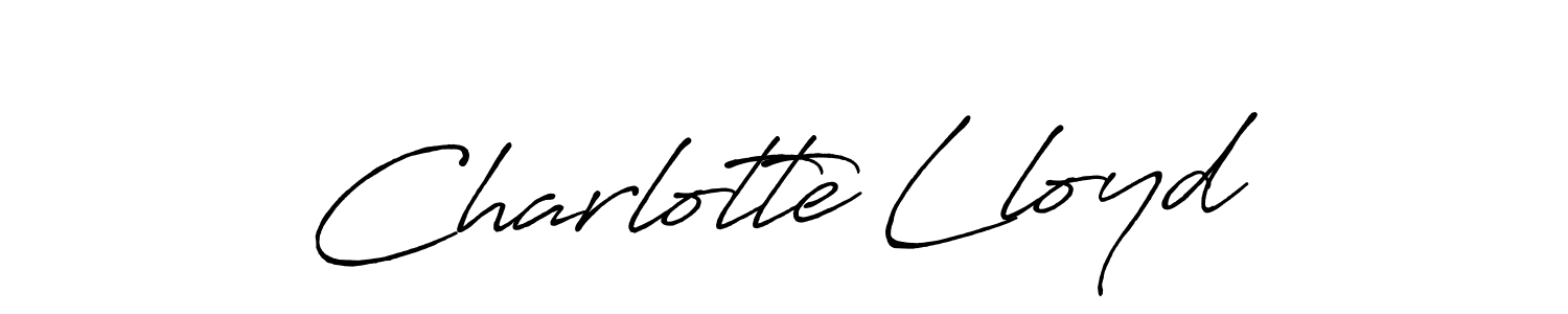 Also You can easily find your signature by using the search form. We will create Charlotte Lloyd name handwritten signature images for you free of cost using Antro_Vectra_Bolder sign style. Charlotte Lloyd signature style 7 images and pictures png