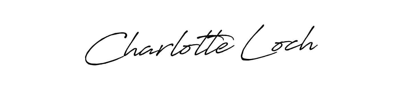 Best and Professional Signature Style for Charlotte Loch. Antro_Vectra_Bolder Best Signature Style Collection. Charlotte Loch signature style 7 images and pictures png