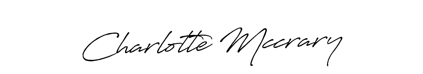 Charlotte Mccrary stylish signature style. Best Handwritten Sign (Antro_Vectra_Bolder) for my name. Handwritten Signature Collection Ideas for my name Charlotte Mccrary. Charlotte Mccrary signature style 7 images and pictures png