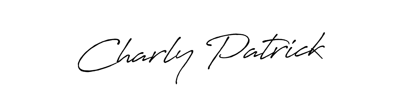 Once you've used our free online signature maker to create your best signature Antro_Vectra_Bolder style, it's time to enjoy all of the benefits that Charly Patrick name signing documents. Charly Patrick signature style 7 images and pictures png